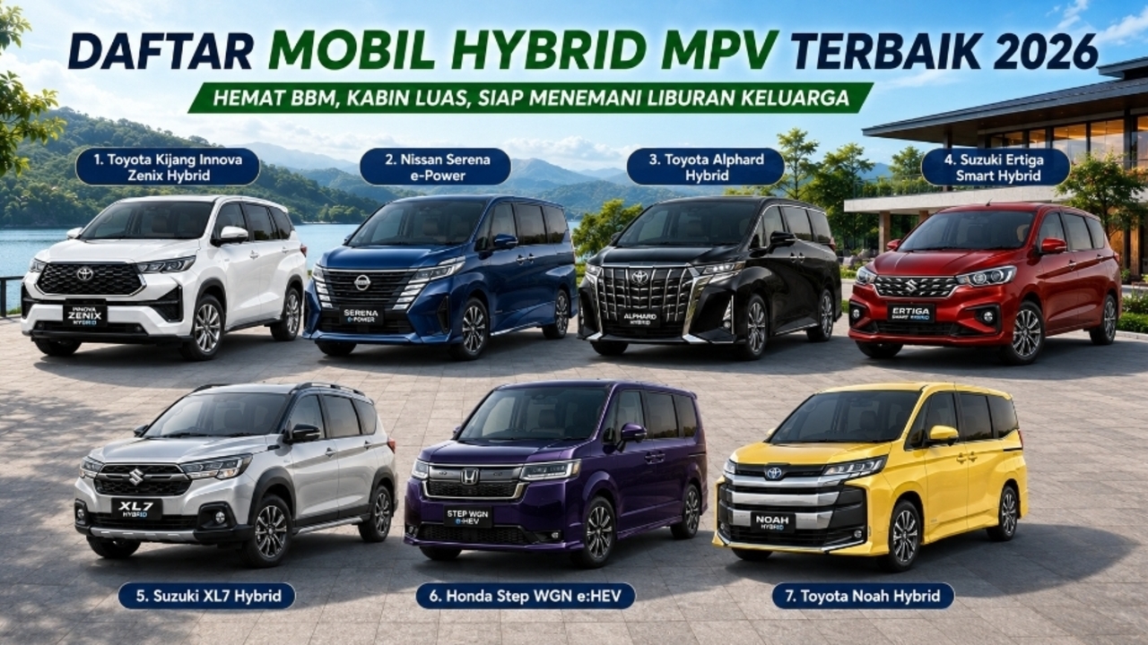 Toyota Kijang Innova Zenix Hybrid MPV Hybrid Terbaik 2026, Irit BBM dan Kabin Luas untuk Liburan Keluarga