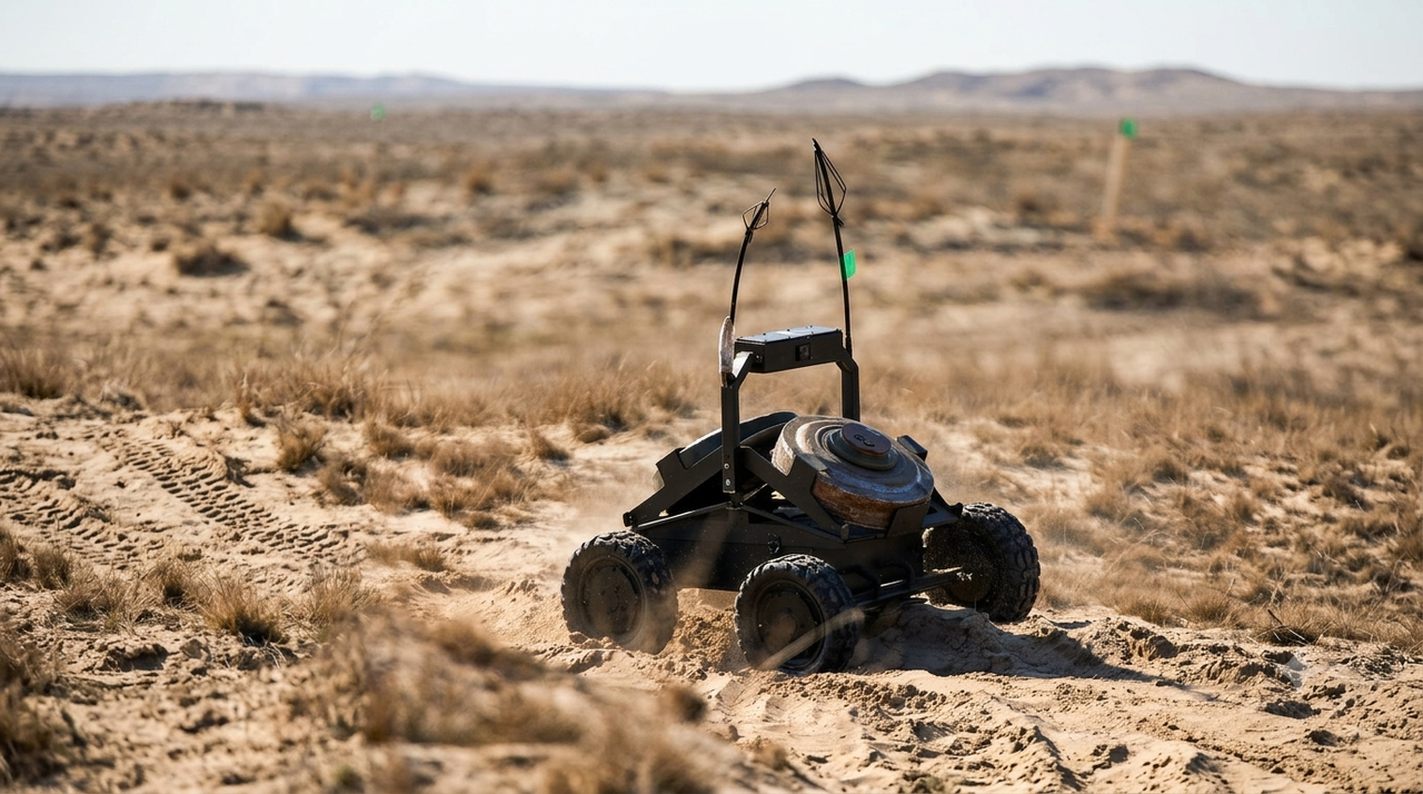 Robot ARK-1 Bisa Diantar Drone Berat Ukraina ke Belakang Garis Rusia, Kecepatan 45 km/jam