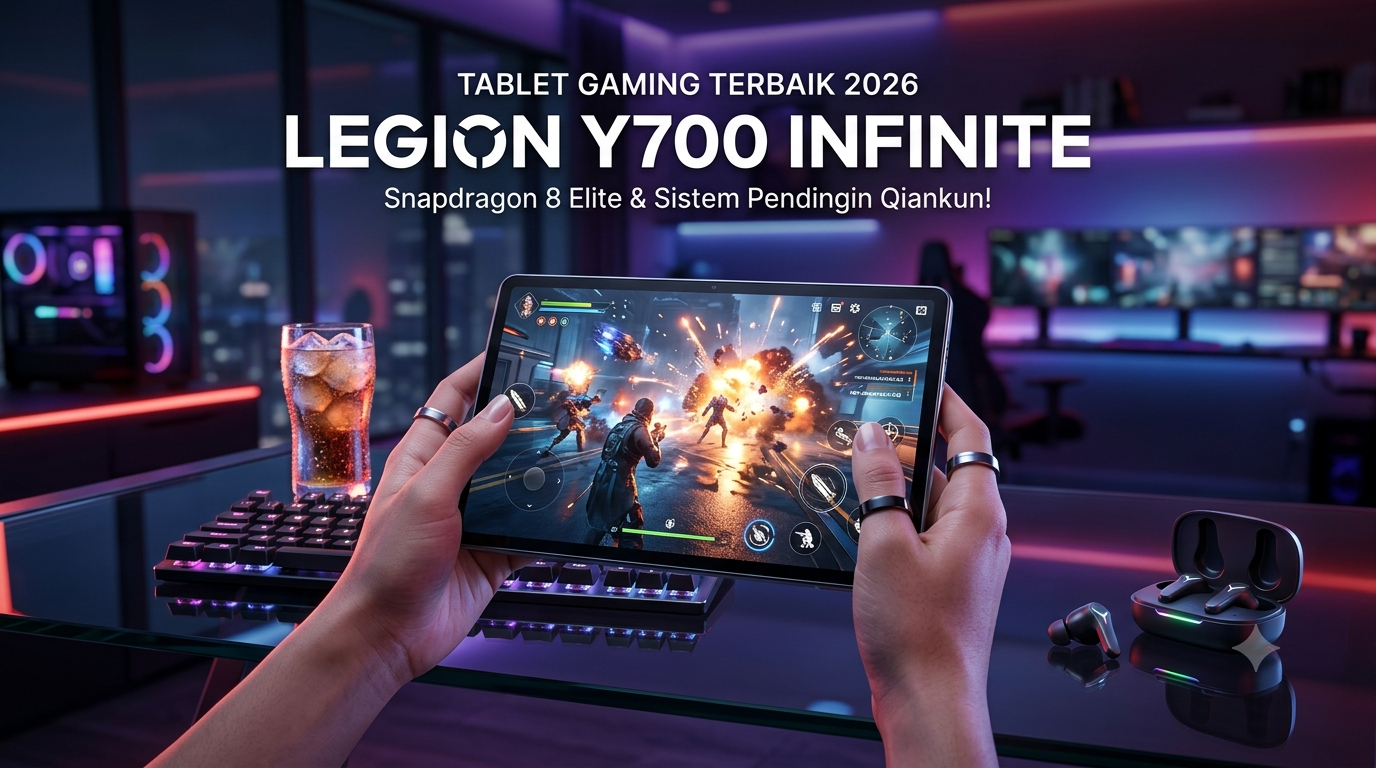 Lenovo Legion Y700 Infinite Hadir dengan Pendingin Qiankun, Genggaman 4°C Lebih Dingin