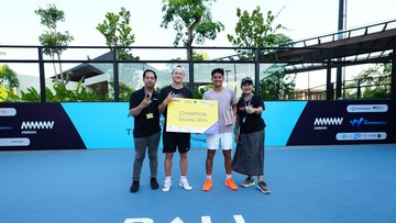 Alexander Chang Gagal ke Final Tunggal Usai Rubber Set, tetapi Berjaya di Ganda Bersama Tanapat Nirundorn