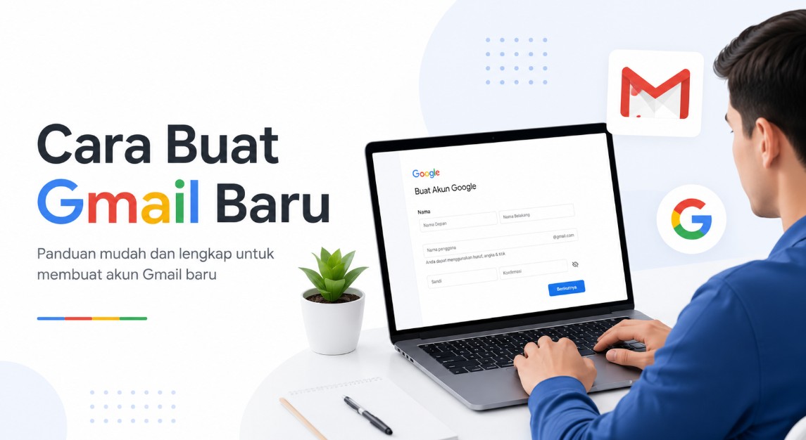 Cara Membuat Akun Gmail Baru di HP Android, iPhone, dan Laptop, Panduan Praktis 2025