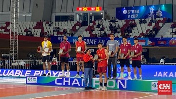 Hendra Kurniawan Catat Gelar Middle Blocker ke-4 di SEA V Cup 2026, Vietnam Juara Leg 2