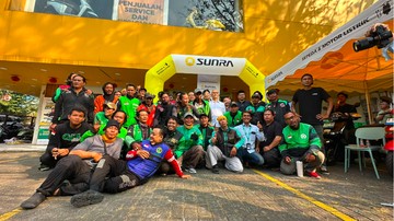 Sunra dan Goeco Kerja Sama Sewa Motor Listrik dengan Baterai Swap untuk Ojol, Bebas Biaya Awal