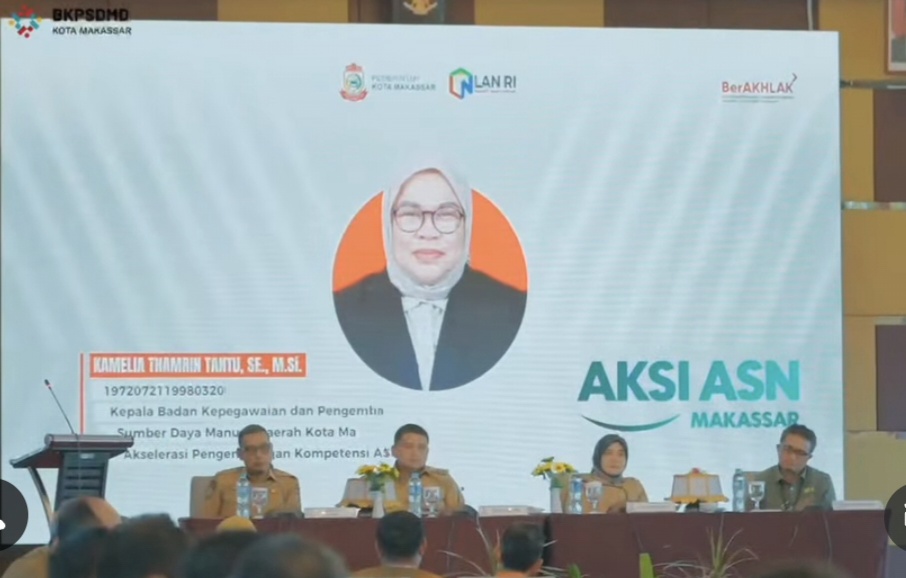 BKPSDM Makassar Luncurkan AKSI ASN, Sistem Pemetaan Kompetensi Pegawai Berbasis Digital dan AI untuk Birokrasi Adaptif