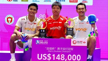 Fajar/Fikri Juara China Open 2026, Fajar: Semoga Jadi Momentum Kebangkitan Junior Ganda Putra