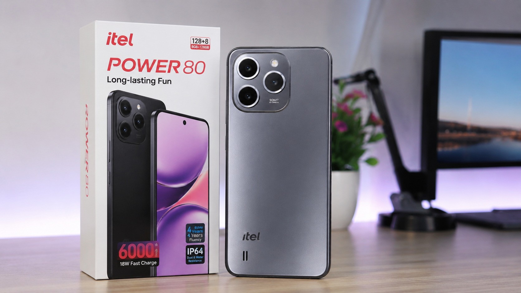 Itel Power 80 Resmi di Indonesia, Baterai Besar dan Desain Premium Rp 2 Jutaan