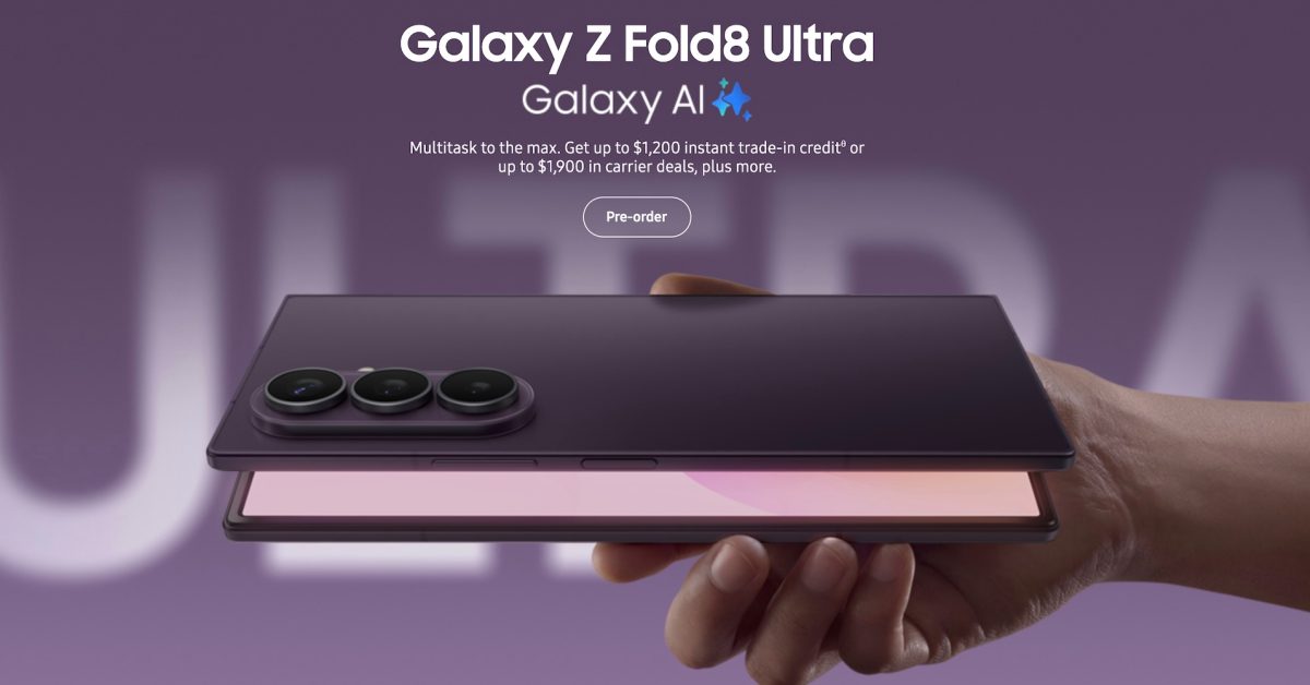Diskon Pre-Order Galaxy Z Fold 8 dan Galaxy Watch 9 Masih Berlangsung, Potongan Harga Capai Rp 19,7 Juta