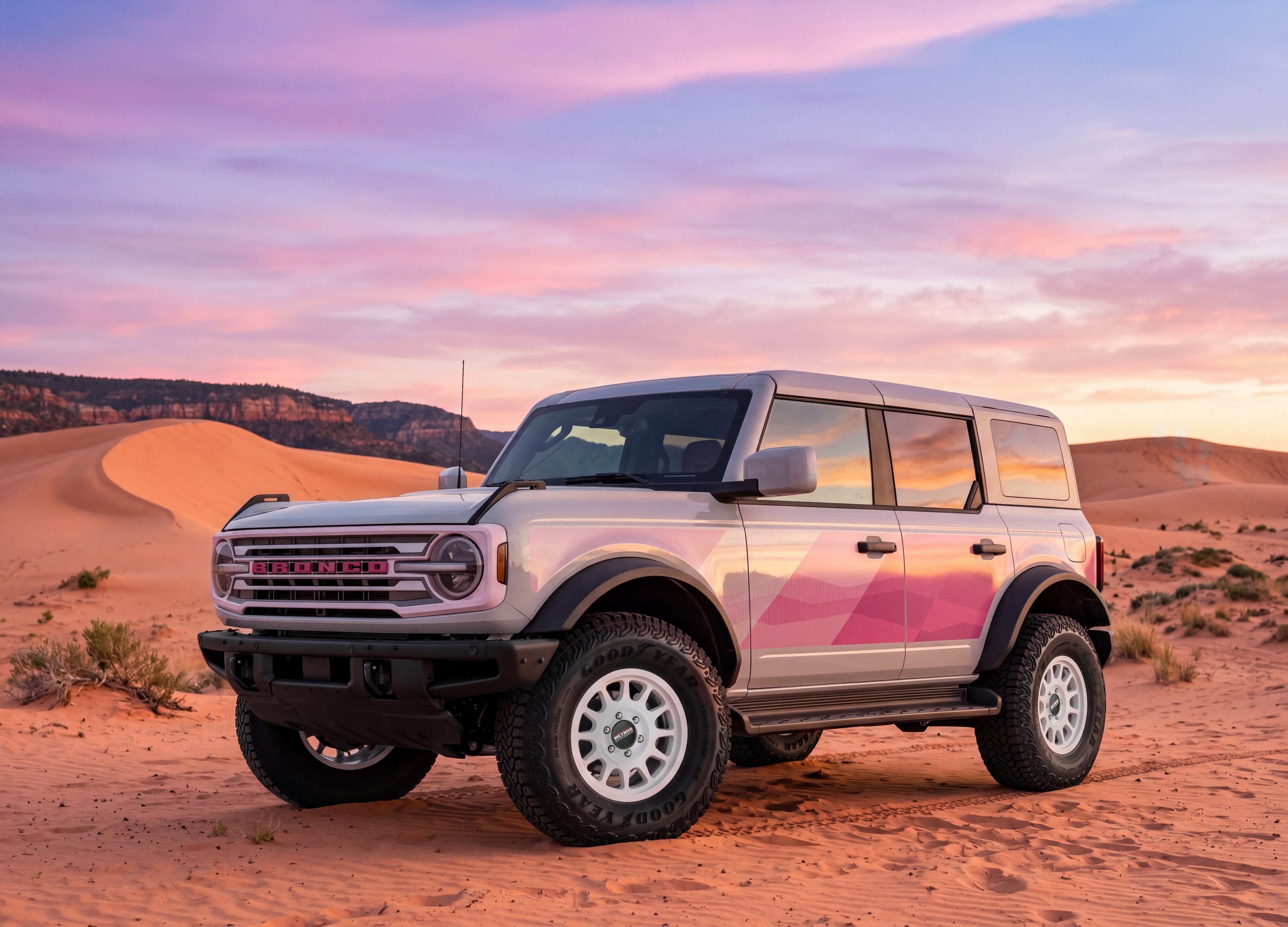 Ford Bronco Desert Rising Pack Hadir dengan Warna Pink Ekstrem, Edisi Terbatas 1.000 Unit