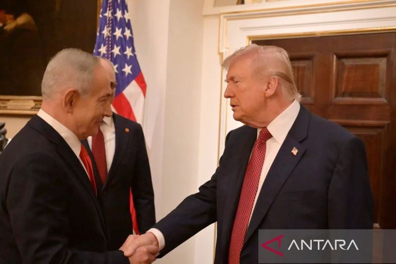 Warga NTB Ikut Aksi Protes Netanyahu di Gedung Putih, Puluhan Orang dari Komunitas Palestina Solidaritas Turun ke Jalan