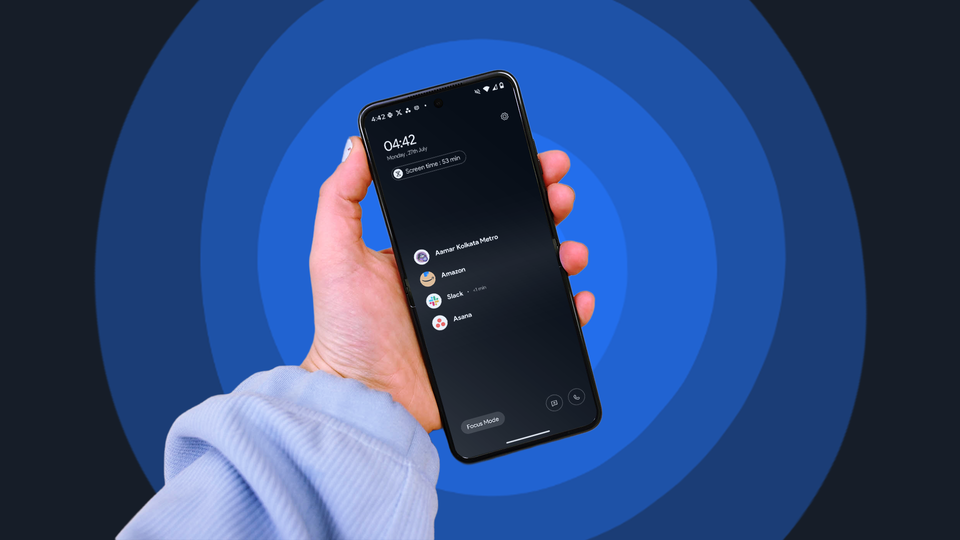 Minimalist Launcher-Flow Bikin Layar HP Android Jadi Hitam Polos, Fokus Bekerja Tanpa Gangguan