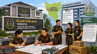 Kejaksaan Agung Resmi Bentuk Kejari Kubu Raya, Siapkan Kantor Sementara dan Pejabat Struktural