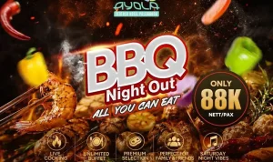 BBQ Night Out Ayola Sentosa Hotel Palembang: Makan Sepuasnya Menu Daging dan Seafood Hanya Rp88 Ribu Setiap Sabtu Malam