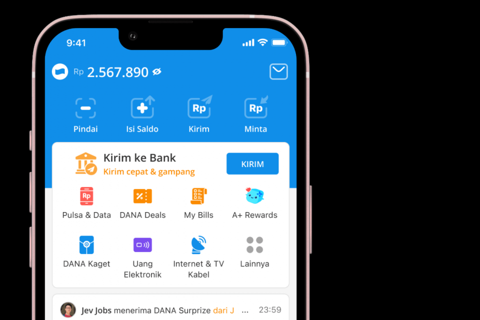 Dana Sediakan Transfer Gratis ke BCA, BRI, BNI, dan Mandiri, Ini Syaratnya