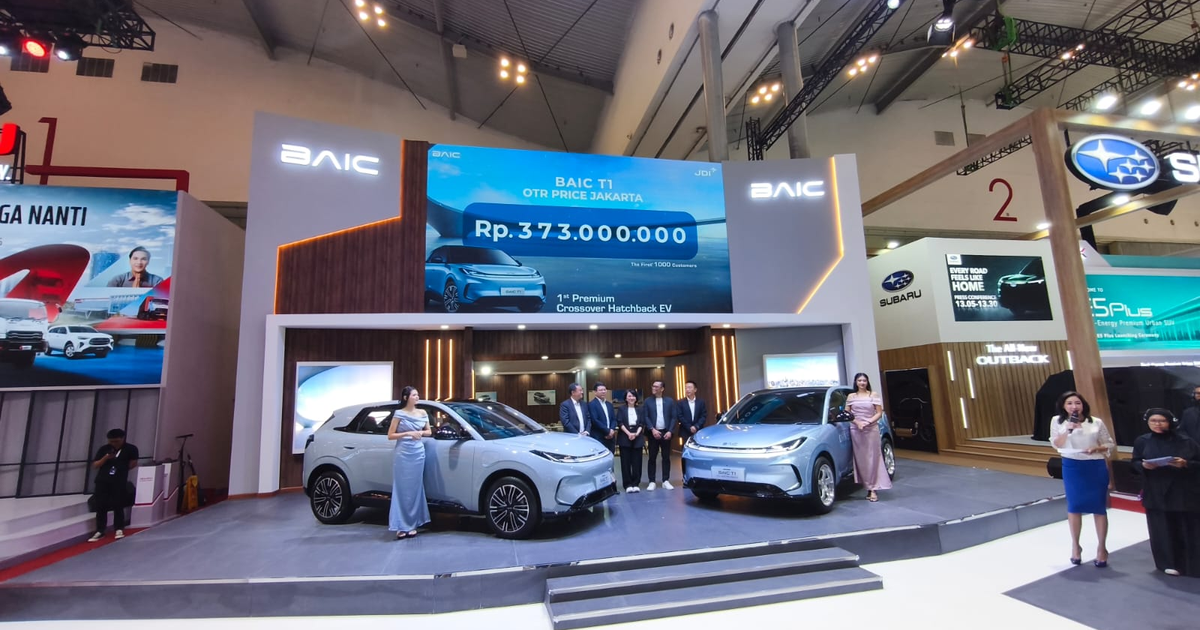 BAIC T1 Resmi Dijual Rp 373 Juta di GIIAS 2026, Khusus 1.000 Konsumen Pertama