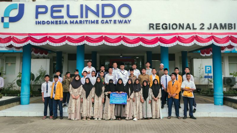 Santunan 300 Anak Yatim dan Doa Bersama, Pelindo Regional 2 Jambi Gelar Syukuran Keselamatan Pelabuhan