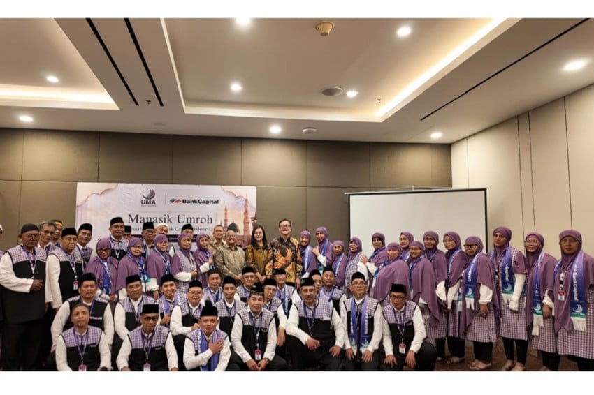 Program Umrah Berkah Bank Capital Dorong Kredit Pensiun Tumbuh 322%, 50 Nasabah Diberangkatkan