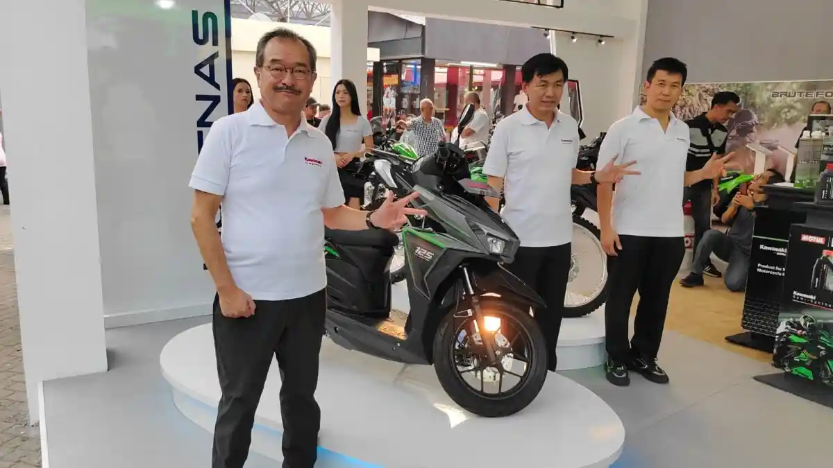 Modenas Brusky 125 Resmi Dijual Kawasaki Indonesia, Skutik Pertama dengan Harga Rp 26,5 Juta