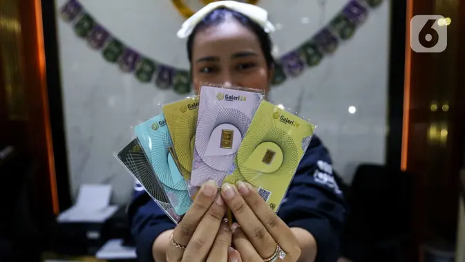 Harga Emas di Pegadaian Kompak Turun, Galeri24 dan UBS Sentuh Level Rp 2,5 Jutaan per Gram
