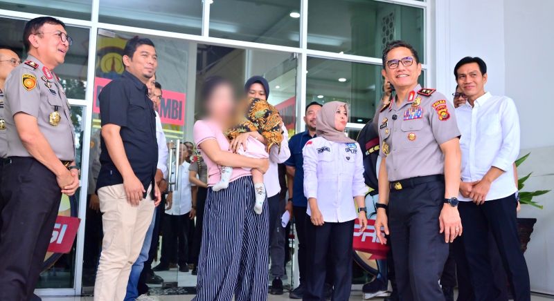 Bayi 8 Bulan Korban TPPO di Jambi Dikembalikan ke Ibu Kandung, Polisi Periksa 8 Saksi
