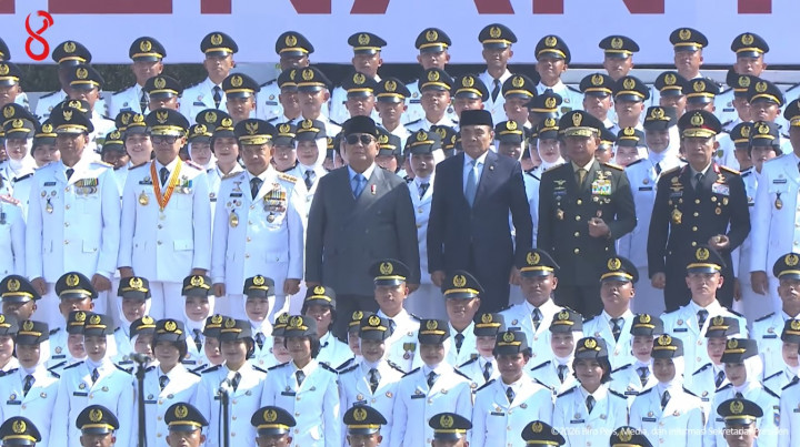 Presiden Prabowo Lantik 1.204 Pamong Praja Muda IPDN, Tekankan Tuntutan Rakyat pada Aparatur Anti-Korupsi