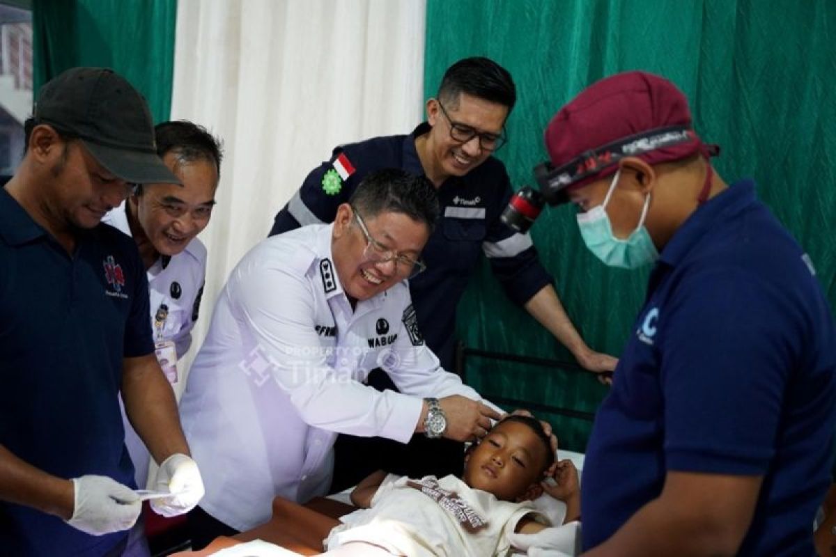 108 Anak di Bangka Tengah Ikuti Khitanan Massal Gratis HUT ke-50 PT Timah, Lampaui Target