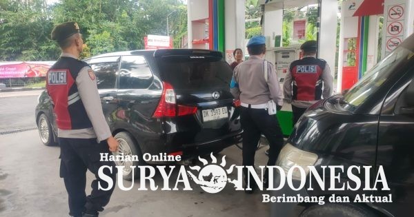 Polsek Bangli Patroli ke SPBU Usai Penyesuaian Harga BBM, Stok Aman dan Tak Ada Antrean
