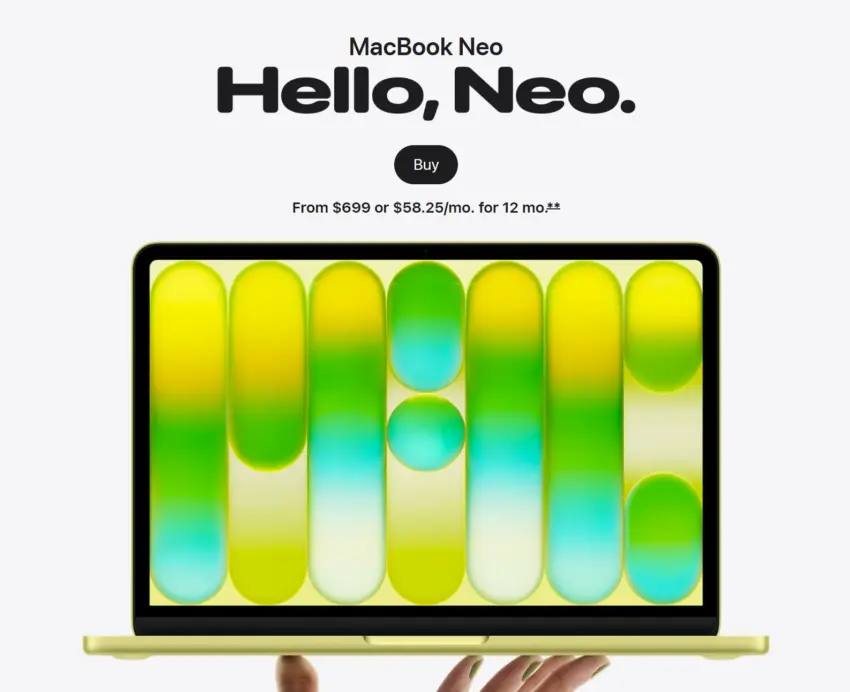 Bocoran MacBook Neo 2: Chip A19 Pro Dipangkas, RAM Naik ke 12 GB, Rilis 2027