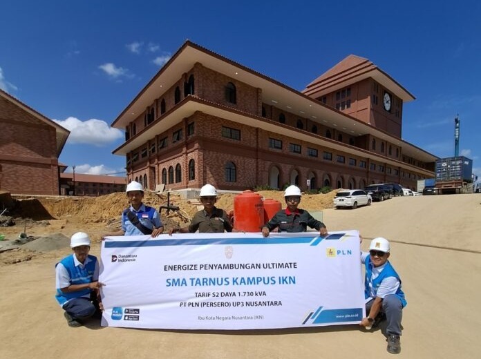 PLN Resmi Nyalakan Listrik SMA Taruna Nusantara IKN dengan Daya 1.730 kVA