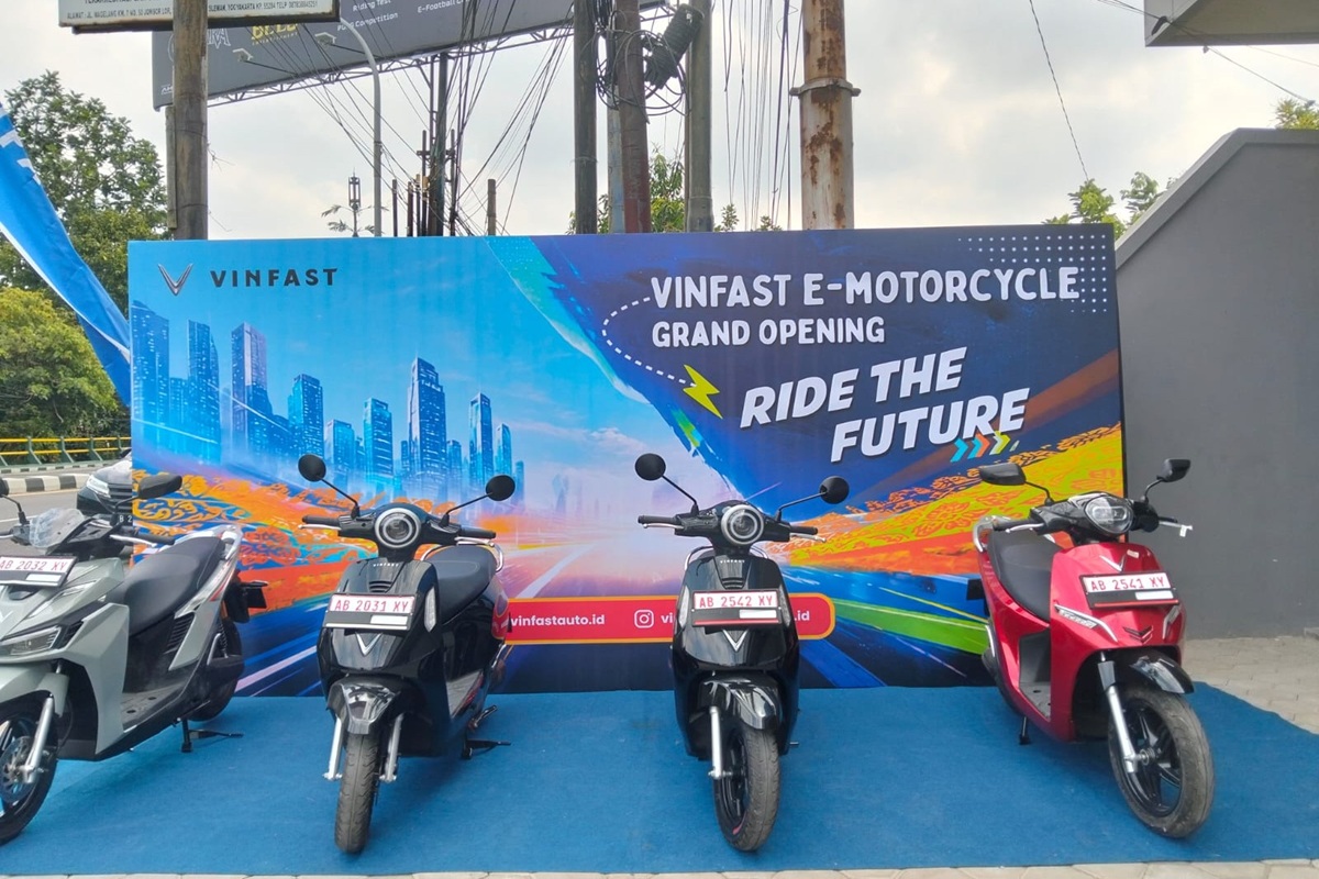VinFast Buka Dealer Motor Listrik Perdana di Jogja, Baterai Bisa Disewa Rp84.000 per Bulan