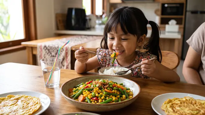 Resep Tumis Buncis Jagung Manis untuk Anak, Menu Praktis Kaya Nutrisi