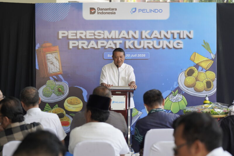 Pelindo Resmikan Kantin Transit Area Mirah di Pelabuhan Tanjung Perak, 29 Lapak PKL Kini Punya Tempat Layak