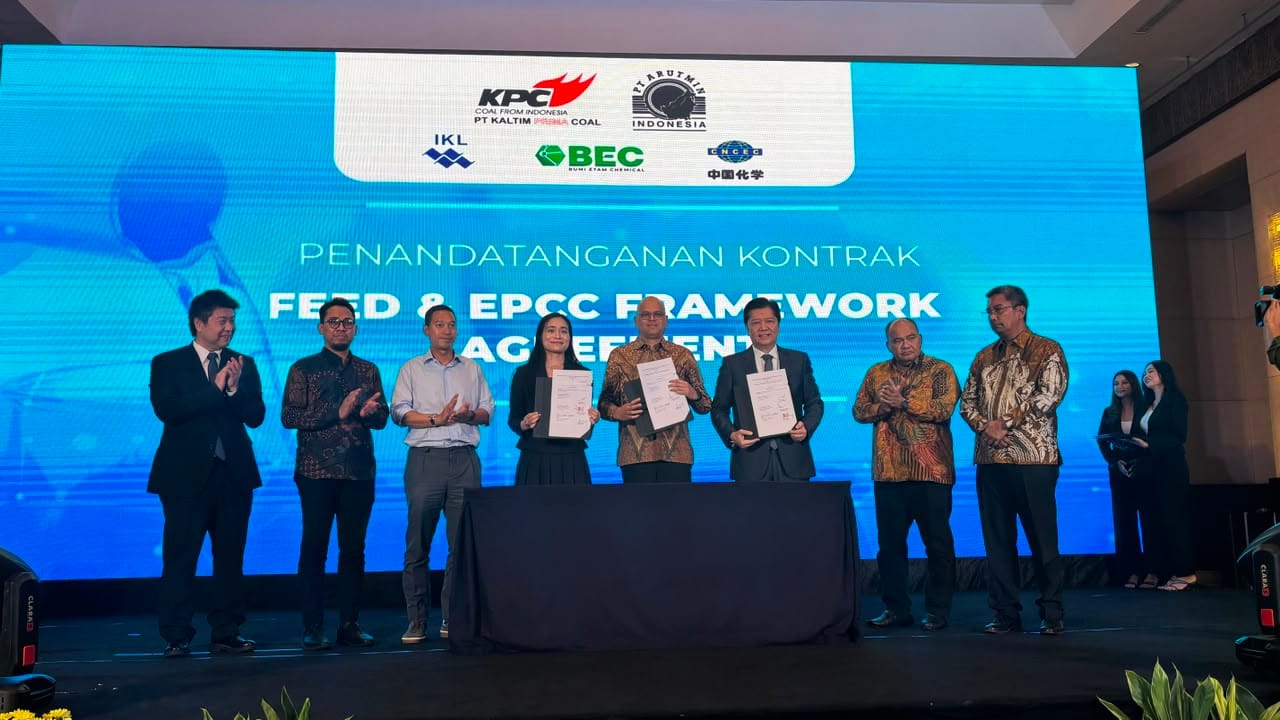 KPC dan Arutmin Garap Pabrik Metanol Batu Bara Pertama di Indonesia, Serap Investasi USD 2,3 Miliar