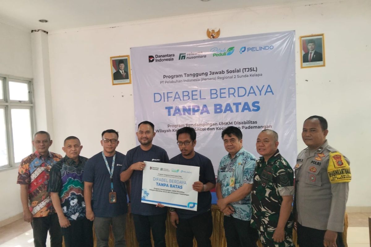 Pelindo Regional 2 Sunda Kelapa Salurkan Modal Usaha ke Difabel Ancol, Sertakan Pelatihan Kewirausahaan