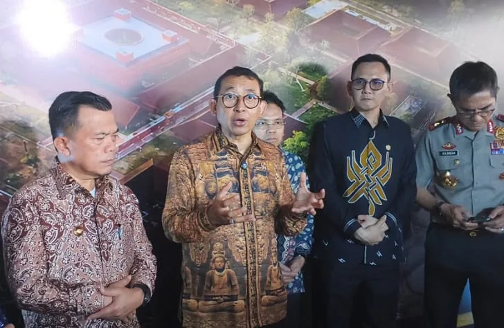 Fadli Zon Resmikan Museum Sriwijaya Dharmakirti di KCBN Muaro Jambi, Stokpile Batu Bara di Zona Inti Bakal Ditindak Tegas