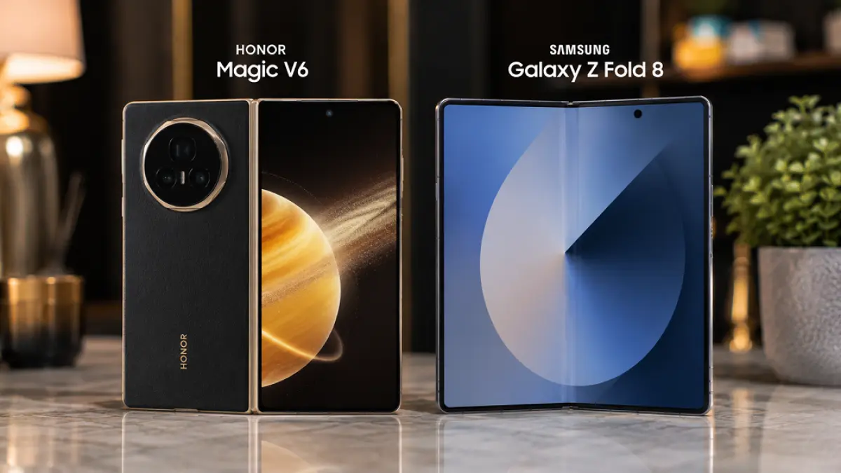 Honor Magic V6 vs Galaxy Z Fold 8: Baterai 6.660 mAh dan Kamera 64 MP Jadi Senjata Utama