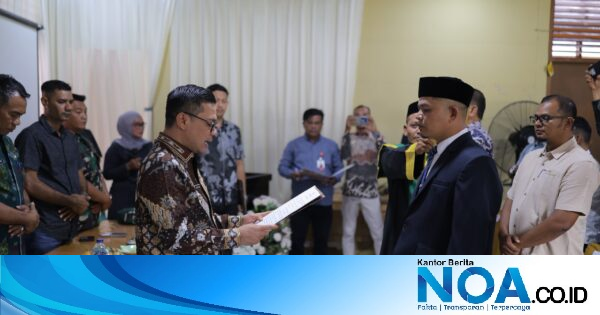 Wakil Bupati Pidie Lantik Samsuar M. Jamil sebagai Imum Mukim Bangkeh, Minta Adat dan Syariat Tetap Jaga Marwah Lembaga