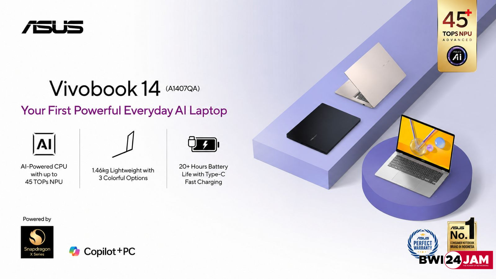 Review ASUS Vivobook 14 (A1404VAP): Laptop Ringan Rp 8 Jutaan yang Jujur untuk Kerja Kantoran