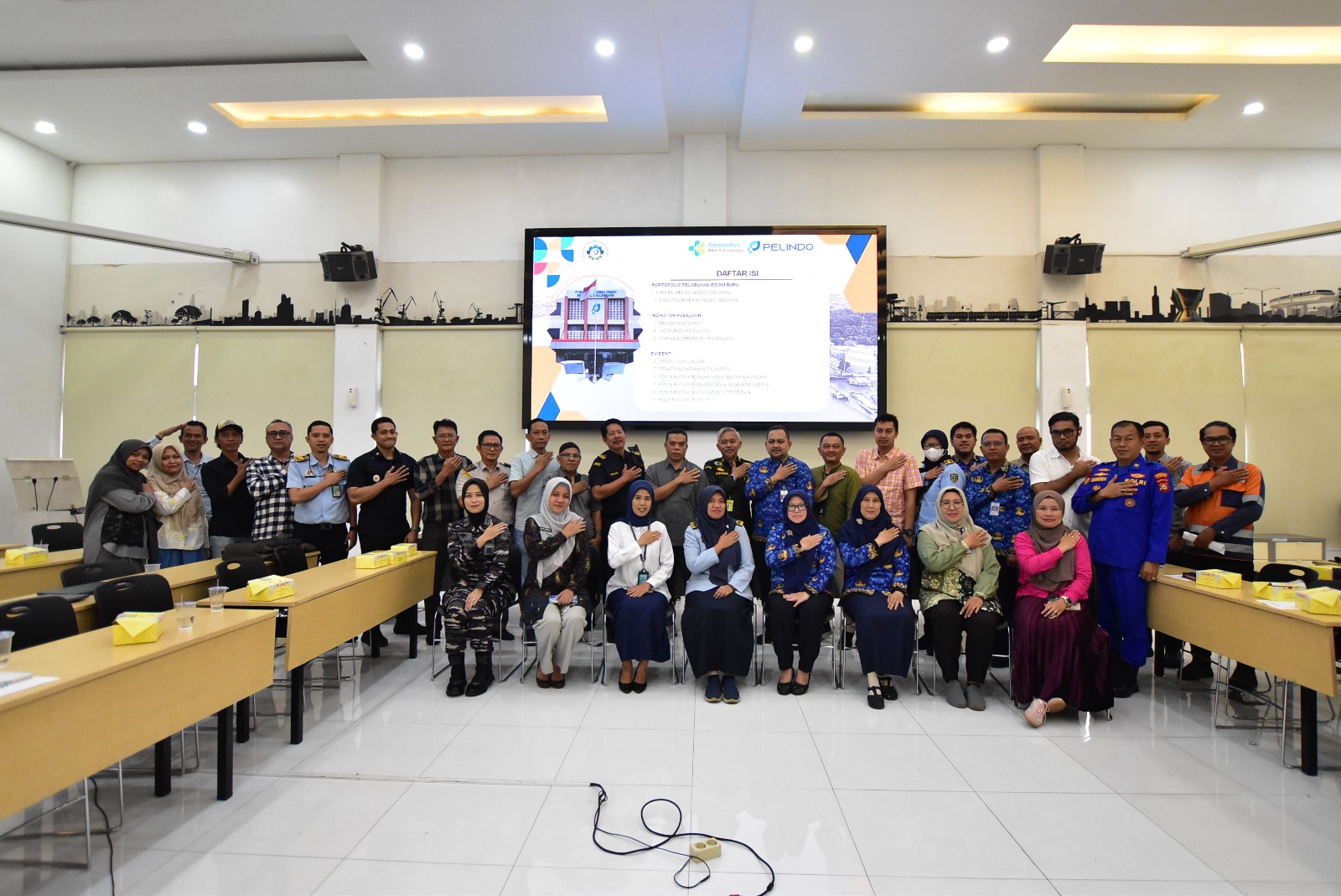 Pelindo Regional 2 Palembang Ikut Verifikasi Lanjutan Pelabuhan Sehat, Targetkan Standar Kesehatan Nasional