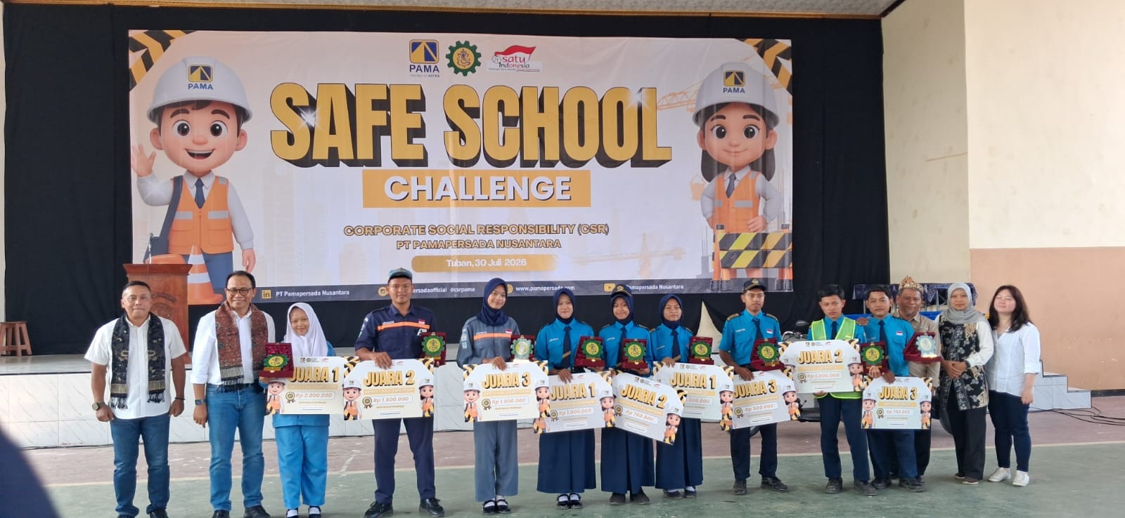 PAMA Tantang 112 Siswa SMKN 3 Tuban Adu Kreativitas Safety, Ada Lomba Poster hingga Quiz Berhadiah