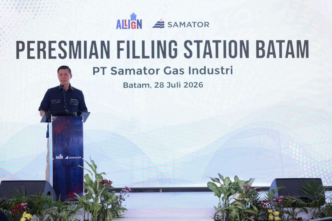 Permintaan Gas Industri Melonjak 30 Persen, Samator Resmikan Filling Station Digital di Batam