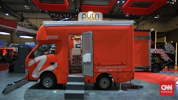 Isuzu Traga Jadi Salon Rambut Berjalan, Bak Pikap Disulap Karoseri Delima Mandiri