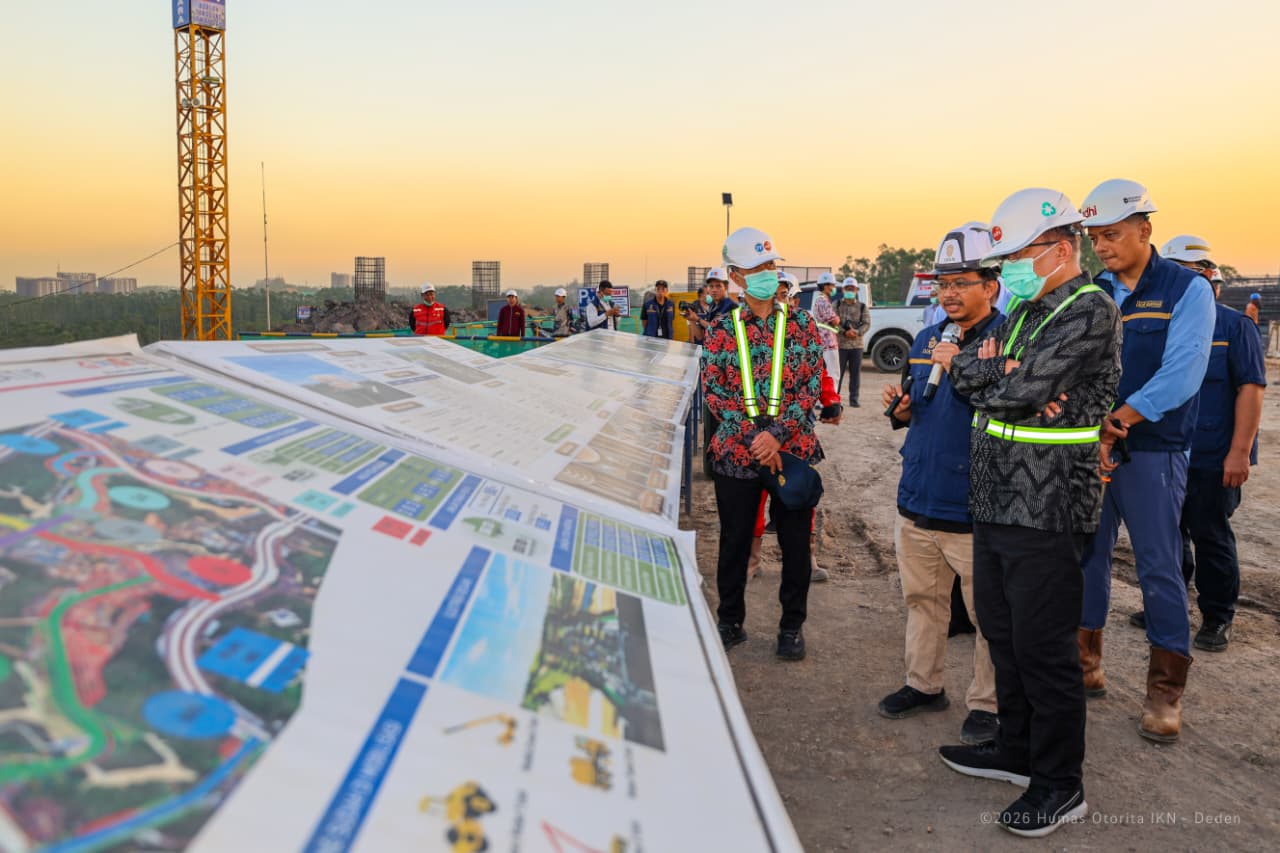 Hakim Konstitusi Arsul Sani Tinjau Langsung Pembangunan Gedung MK di IKN yang Capai 12,41 Persen