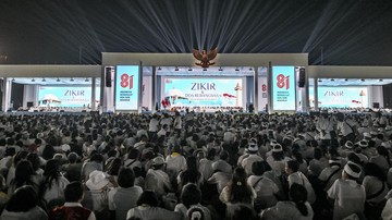 Zikir dan Doa Kebangsaan di Monas Diikuti Ribuan Warga, Doakan Stabilitas Negeri Jelang HUT ke-81