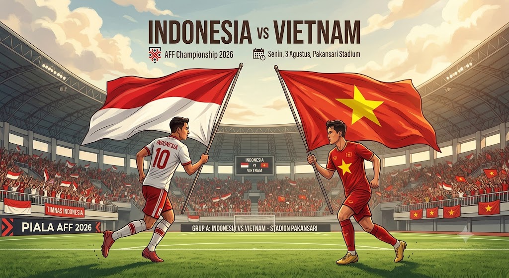 Timnas Indonesia vs Vietnam di Piala AFF 2026: Rekor H2H dan Ujian Berat Skuad Garuda di Pakansari