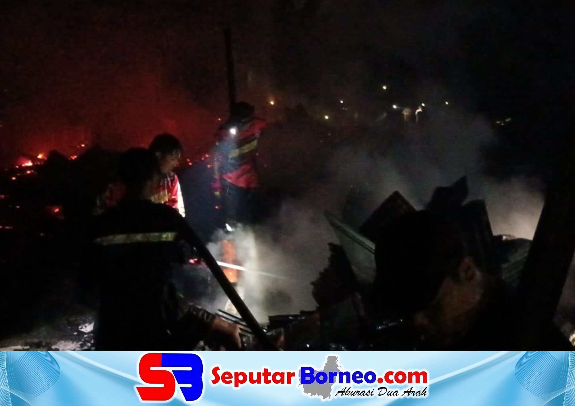 Kebakaran di Pasar Besar Palangka Raya Hanguskan Puluhan Rumah, Polisi Amankan Pria Diduga Pembakar