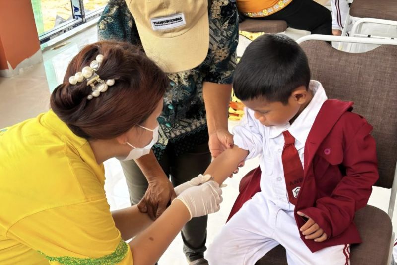 331 Siswa Sekolah Rakyat Gunung Mas Jalani Cek Kesehatan Gratis dan Skrining Tuberkulosis dari Puskesmas Kurun