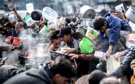 UN OCHA Peringatkan 10 Persen Penduduk Gaza di Ambang Kelaparan, Sebut Bencana Kemanusiaan Tak Terhindarkan