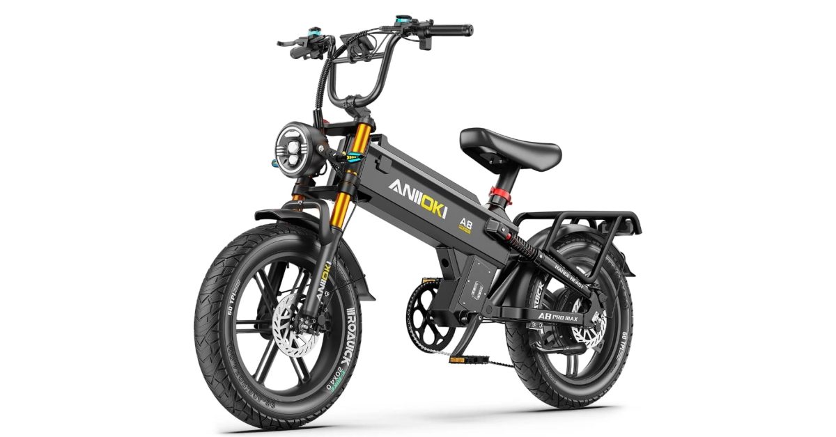 Aniioki A9 Pro Max Dual Motor Meluncur dengan Tenaga 6.000W, Kecepatan 96 Km/Jam dan Baterai 5 kWh
