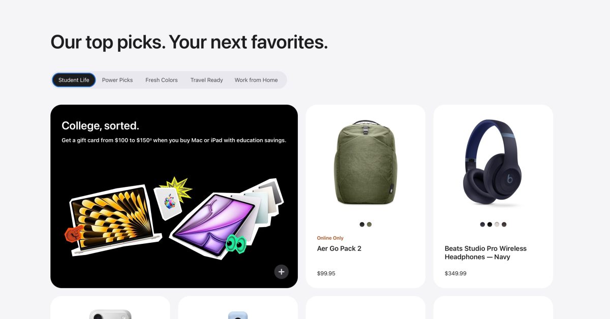 Apple Rombak Total Toko Aksesori Online, Kini Punya Kategori Kurasi dan Chat Spesialis