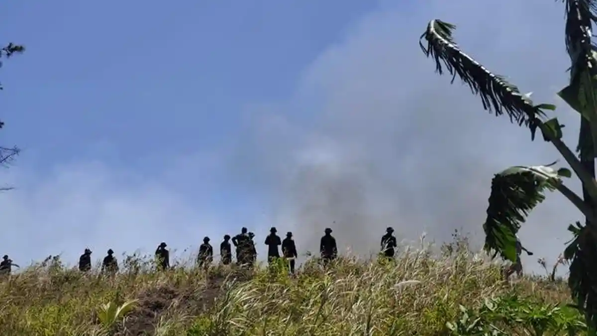 Kebakaran Hutan Lindung Gunung Soputan di Silian Raya Meluas, 350 Hektare Lahan Hangus dan Warga Diminta Siaga